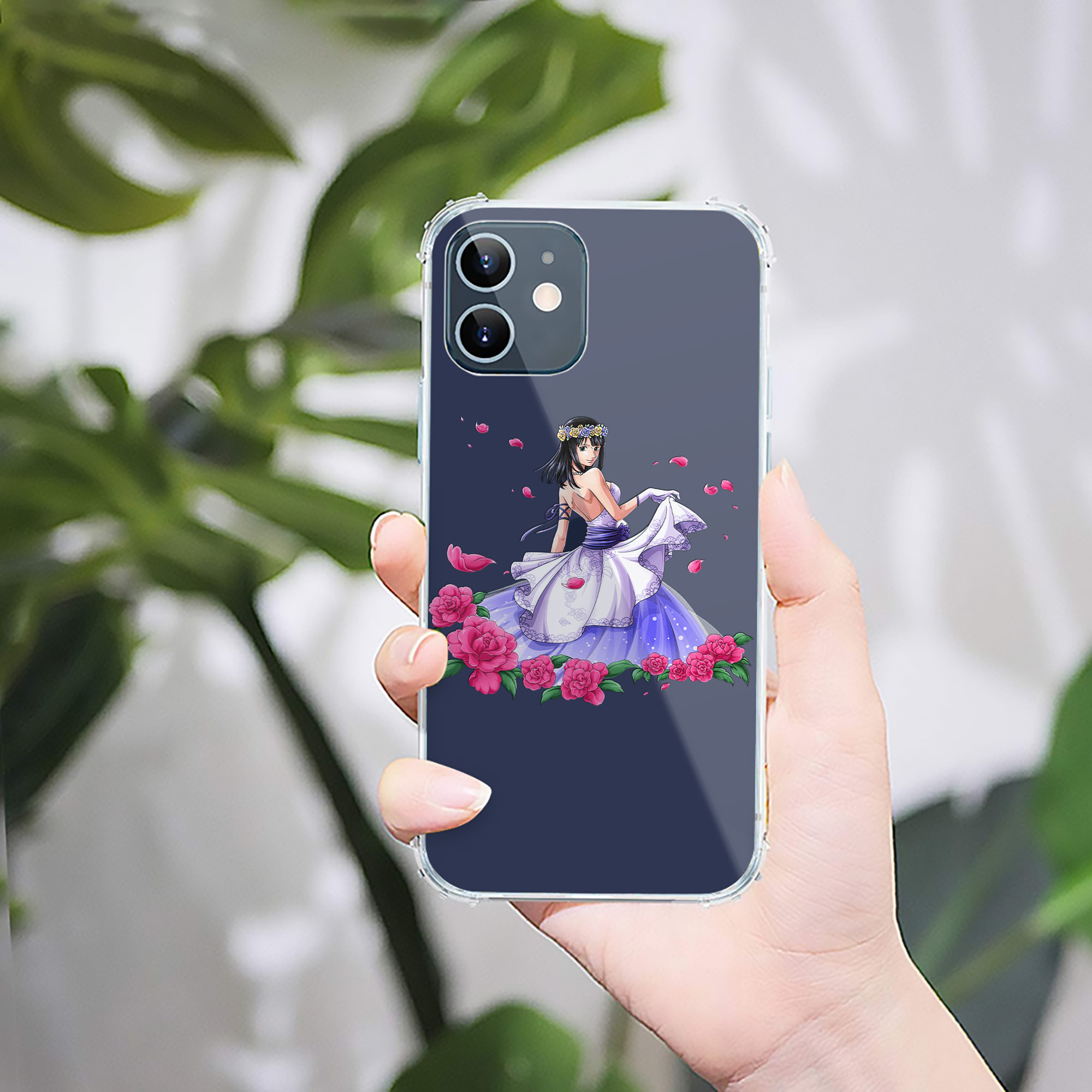 （画像用） ワンピース ニコ・ロビン ONE PIECE Nico Robin 【iPhone 12シリーズ対応】透明スマホケース（クリアソフトケース）